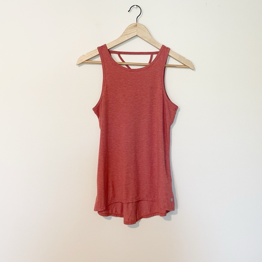 Apana Burnt Orange Criss Cross Back Workout Tank